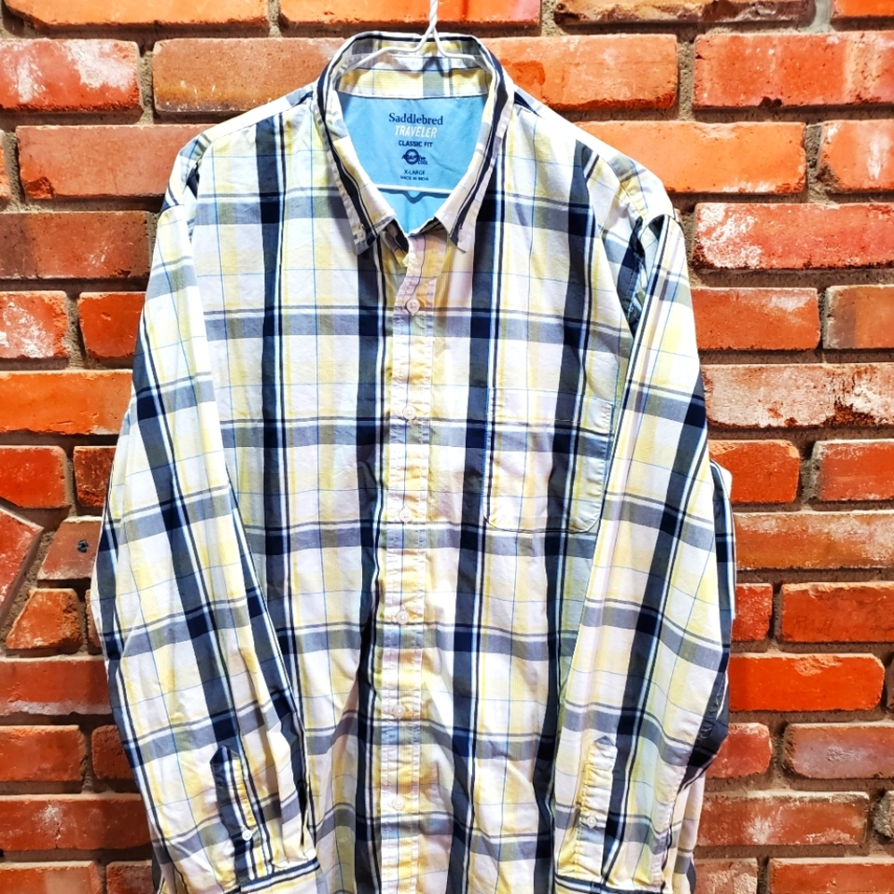 Saddlebred Traveler Classic Fit XL Long Sleeve Shirt.
